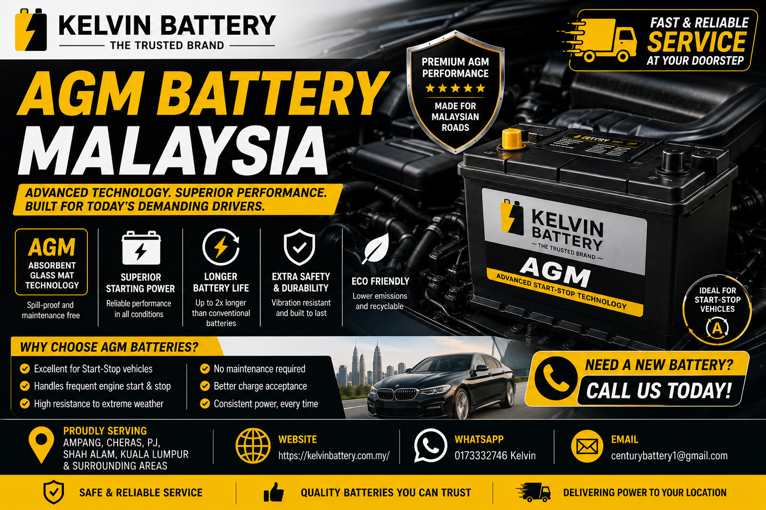 AGM Battery Malaysia