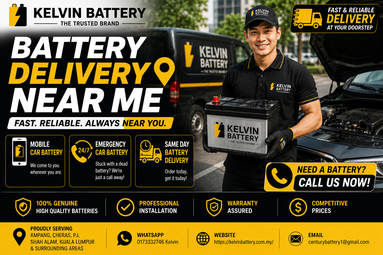 Battery Delivery Near Me