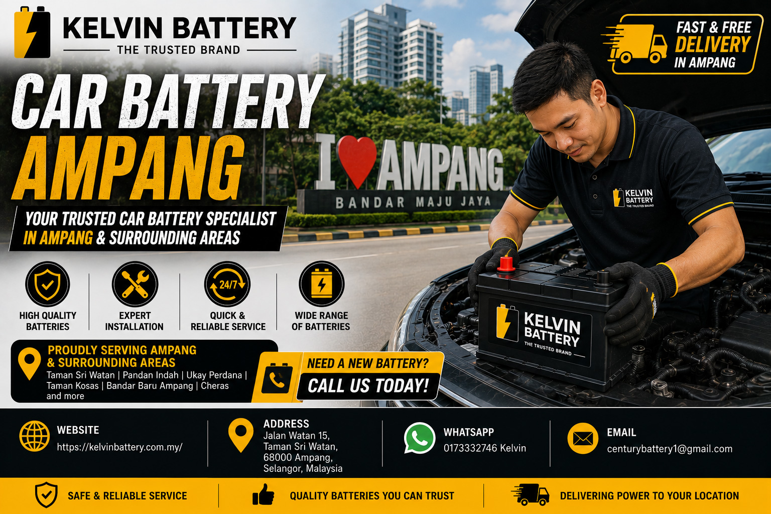 Car Battery Ampang