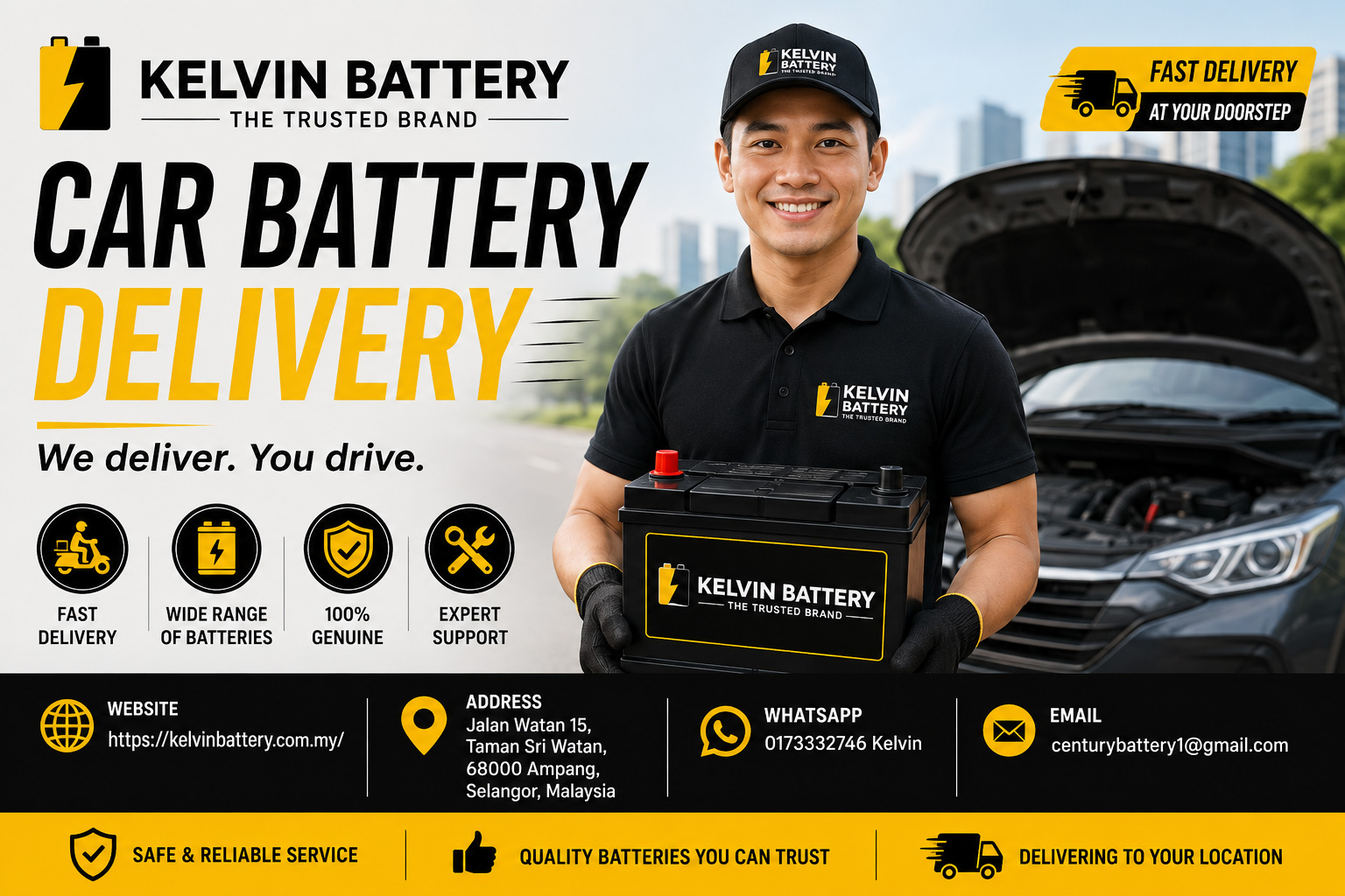Car Battery Delivery