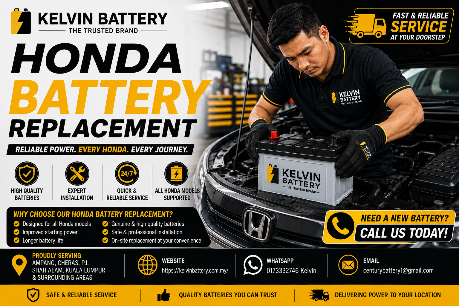 Honda Battery Replacement