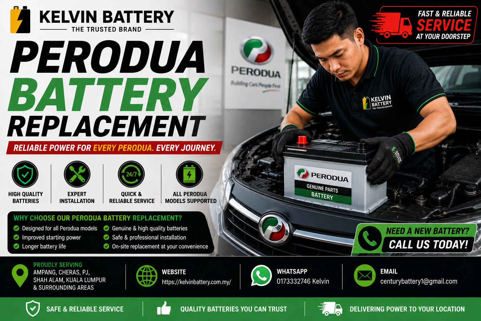 Perodua Battery Replacement